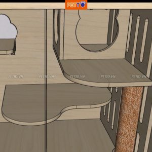 Tủ nuôi mèo xinh xắn