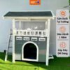 Nhà cho chó bằng gỗ ngoài trời DH019 (1)