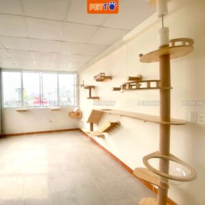 Nhà cho mèo - Khu vui chơi cho mèo 2 in 1 tiện nghi nhiều chi tiết siêu to CZ007