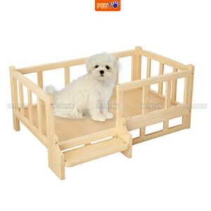 giường cho chó bằng gỗ hot nhất năm 2023