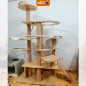 Nhà cây cho mèo khổng lồ nhiều đồ chơi CH040