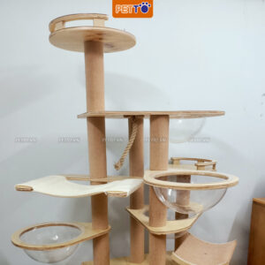 Nhà cây cho mèo khổng lồ nhiều đồ chơi CH040