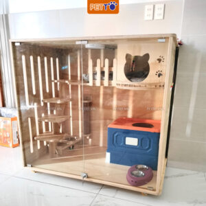 Chuồng cho mèo bằng gỗ