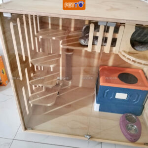 Chuồng cho mèo bằng gỗ