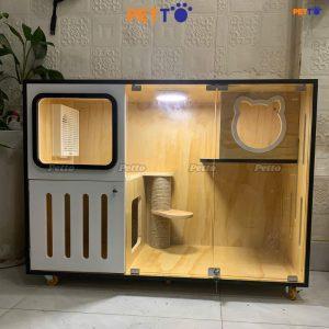 VILLA MÈO hiện đại có PHÒNG VỆ SINH riêng sạch sẽ phù hợp 2-3 bé ở CC127_1