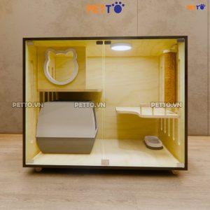 Chuồng mèo để vừa nhà vệ sinh LỚN cho 2-3 bé mèo CC132