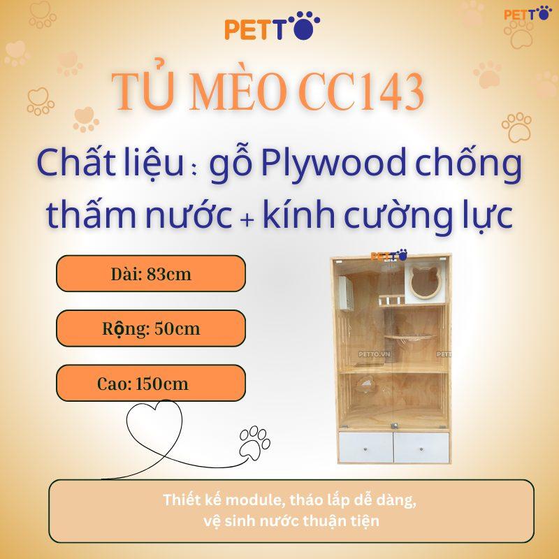 Tủ mèo CC143