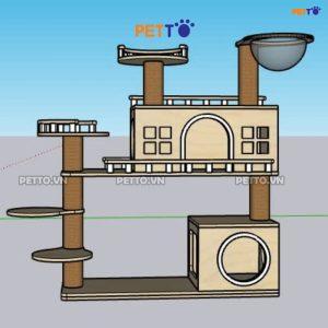 Nhà cây cho mèo CH055