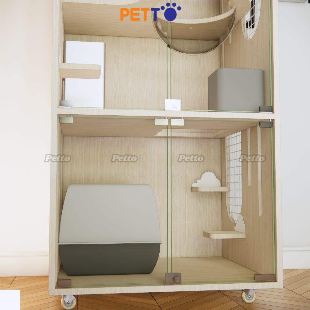Tủ mèo basic gỗ MDF