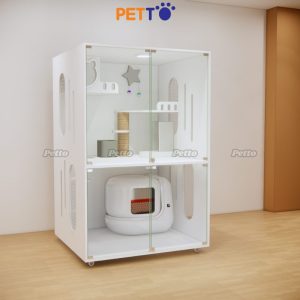 Tủ mèo basic gỗ MDF kích thước 1100mm * 1000mm * 1654mm CC224