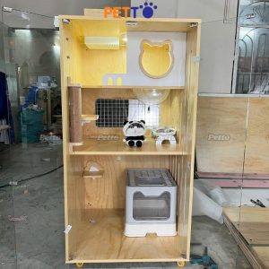 Tủ mèo Lux để ban công 800 * 800 * 1500mm CC241