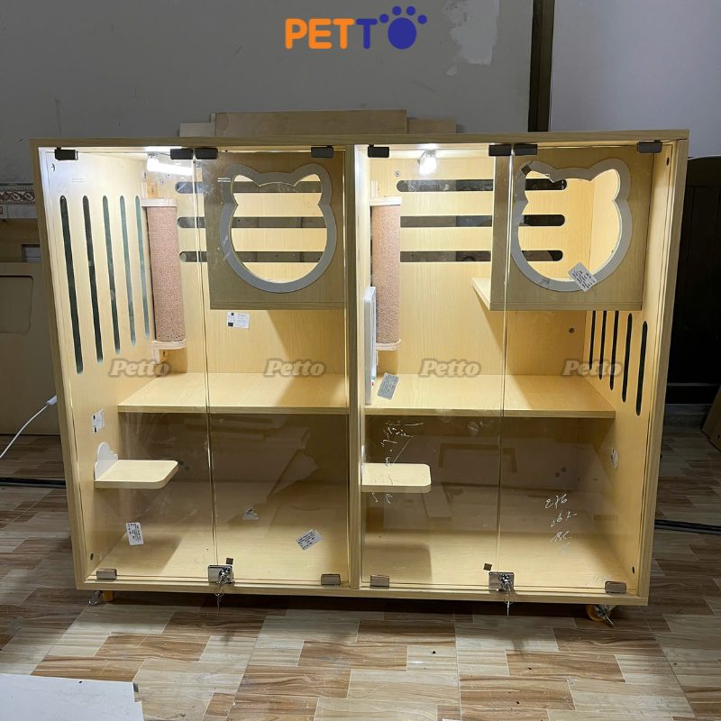 Tủ mèo basic gỗ MDF kích thước 1182mm 600mm 900mm CC242