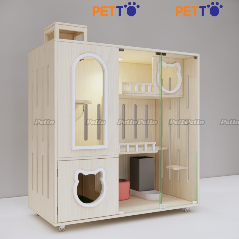 Tủ mèo kích thước 1200mm 600mm 1200mm CC243