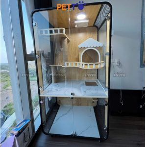 Tủ mèo Lux gỗ Plywood kích thước 1100 * 750 * 2000mm CC288