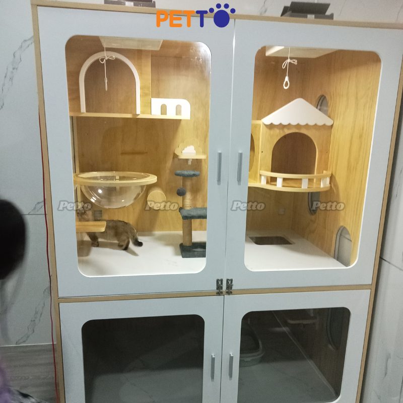 Tủ mèo Lux gỗ Plywood CC291