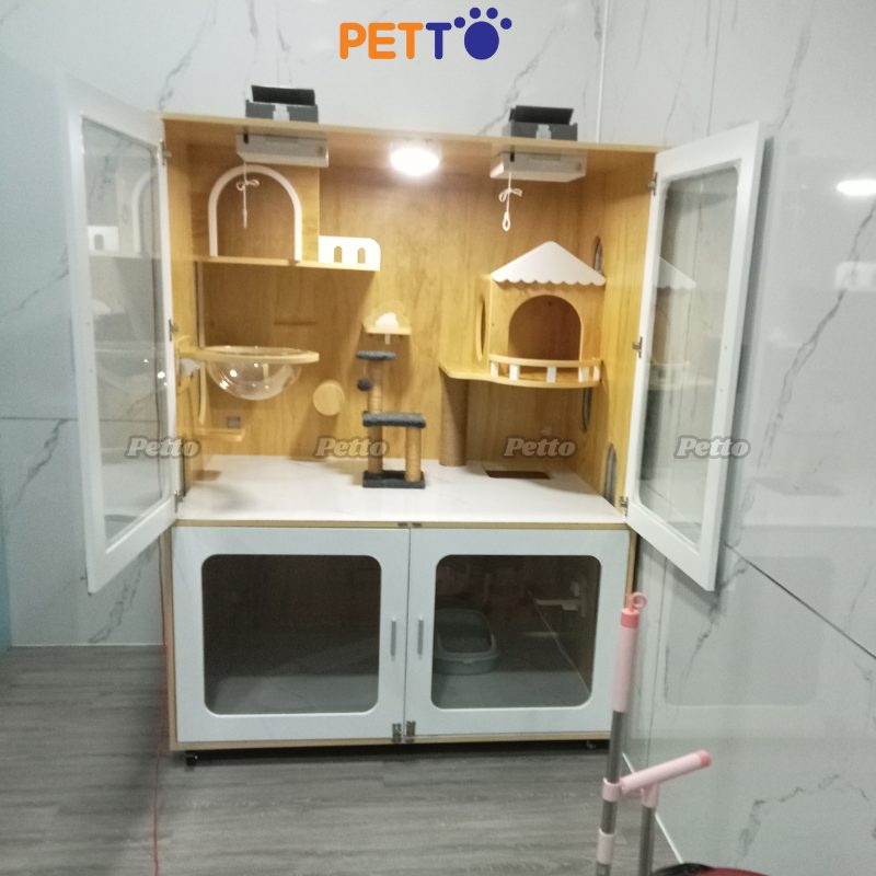 Tủ mèo Lux gỗ Plywood size Ngang 1400 1000 1832mm CC291