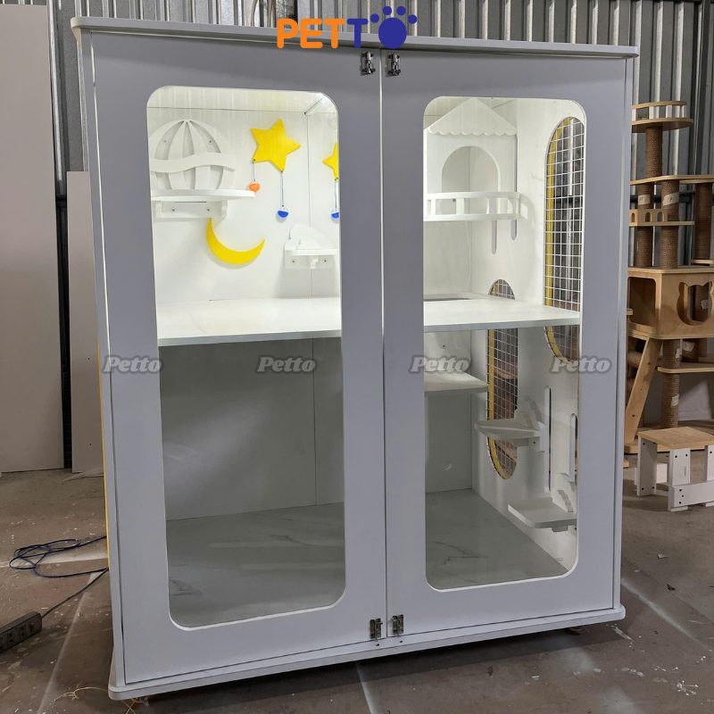 Tủ mèo gỗ Plywood size Ngang 1300 1000 1500mm CC259