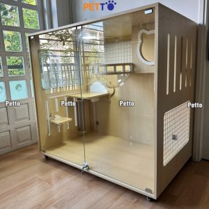 Tủ gỗ cho mèo basic gỗ MDF Ngang 1200 * 750 * 1118mm CC301
