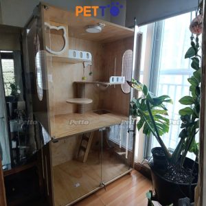 Tủ mèo lux gỗ Plywood kích thước 1100mm * 700mm * 1654mm CC199