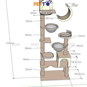CAT Wall đính tường gỗ Plywood CZ049