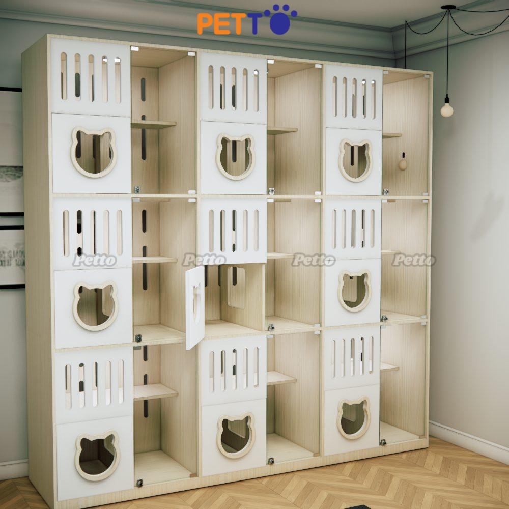 Chuồng cho mèo khách sạn MDF CC327