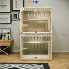 Khách sạn mèo bằng gỗ MDF cửa kính kích thước 900mm * 600mm * 1500mm CC322