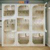 Phòng khách sạn lưu trú mèo bằng gỗ MDF 7 phòng có thể thông nhau size 2400mm * 600mm * 2400mm CC329