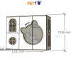 Tủ gỗ cho mèo lux gỗ Plywood hình mặt mèo size 1300mm * 600mm * 1036mm CC309