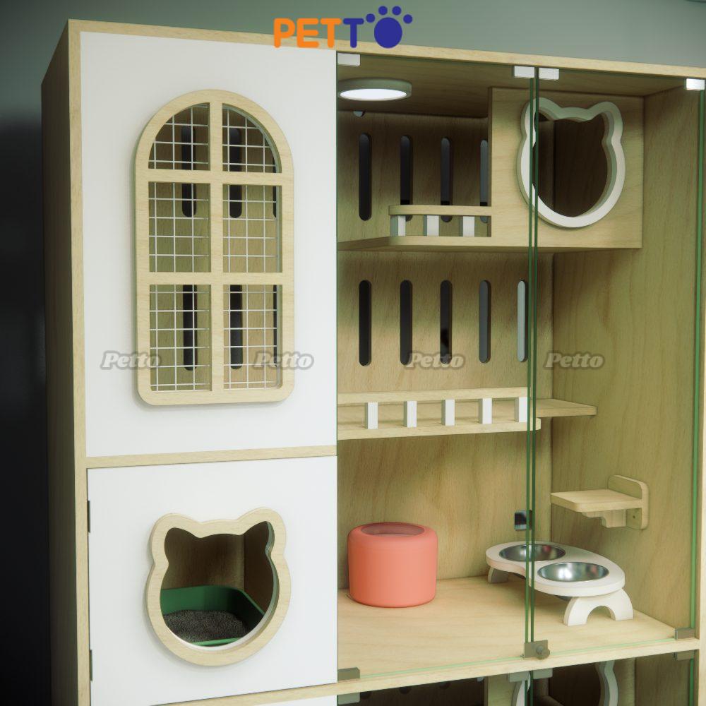 Tủ khách sạn lưu trú mèo CC333