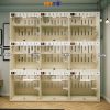 Tủ lưu trú khách sạn mèo MDF 9 phòng có thể thông nhau size 2400mm * 600mm * 2400mm CC325