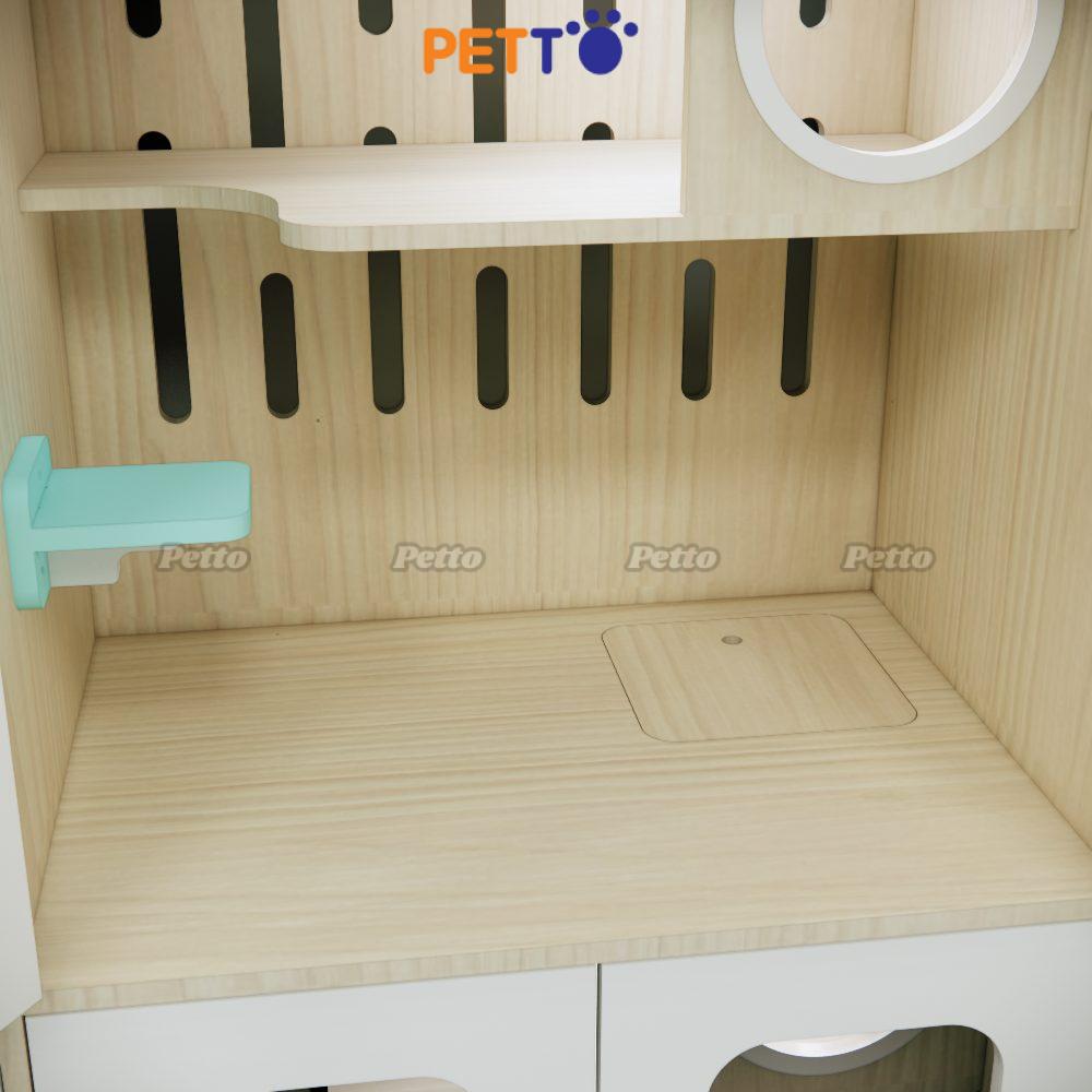 Tủ mèo gỗ khách sạn MDF 9 phòng CC326
