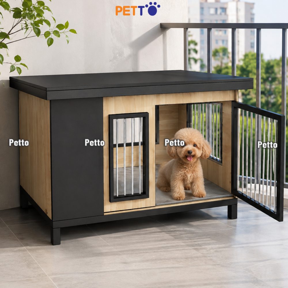 Nhà chó bằng gỗ DH048