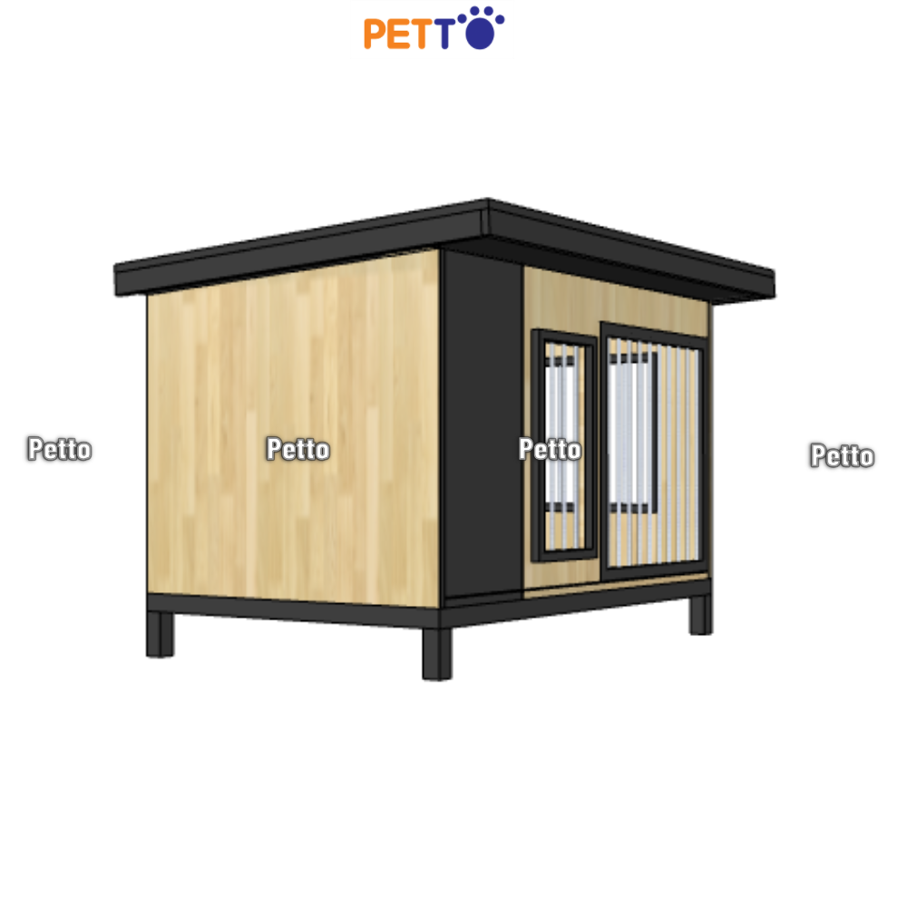 Chuồng chó bằng gỗ DH048