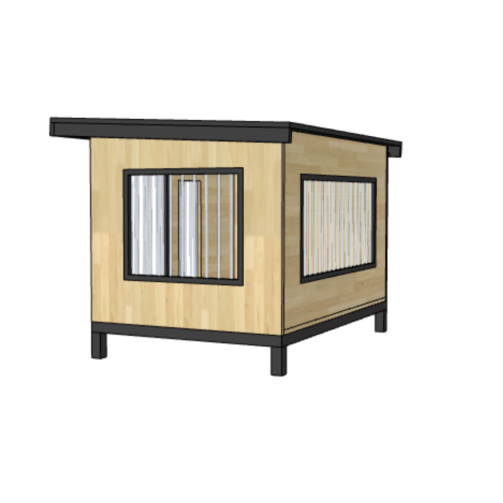 Chuồng chó gỗ DH048