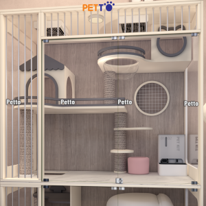 Chuồng cho mèo bằng gỗ Lux kích thước 1500mm * 800mm * 2100mm CC346 - Ảnh 7