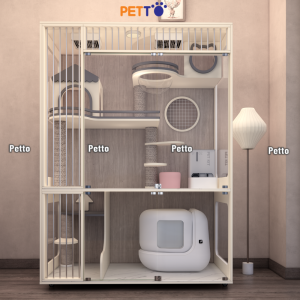 Chuồng cho mèo bằng gỗ Lux kích thước 1500mm * 800mm * 2100mm CC346