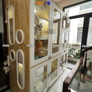 Chuồng mèo đa năng Lux bằng gỗ kích thước 2000mm * 800mm * 2000mm CC245 - Ảnh 6