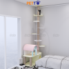 Tháp mèo hiện đại cao lên tới trần nhà, không khoan tường CH089