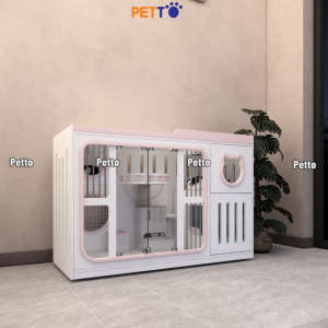 Tủ mèo hồng bằng gỗ Plywood kích thước 1500mm * 600mm * 1012mm CC348 - Ảnh 9