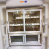 Chuồng cho mèo bằng gỗ Lux cửa lùa kích thước 1900mm * 620mm * 2200mm CC353 chính diện