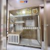 Tủ mèo gỗ Lux cửa kính kích thước 1600mm * 450mm * 1800mm CC354 chính diện